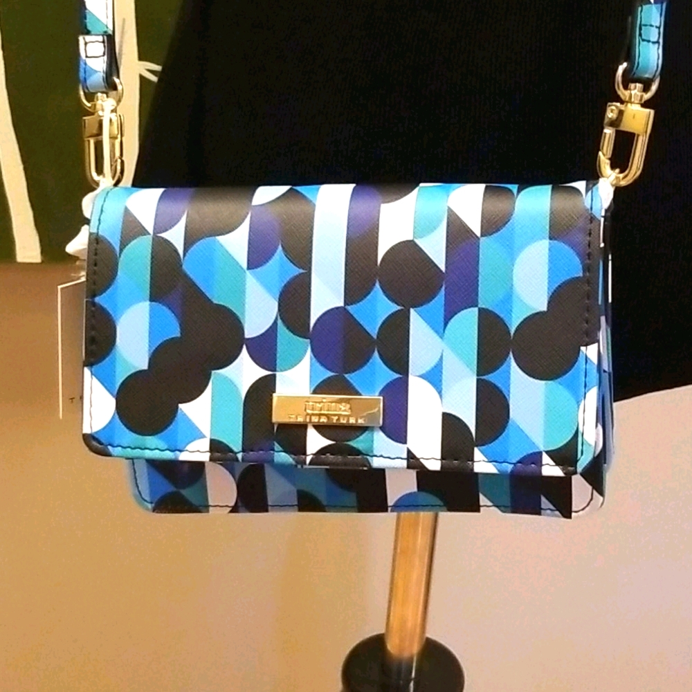 Trina Turk Crossbody Retro Mod pattern purse